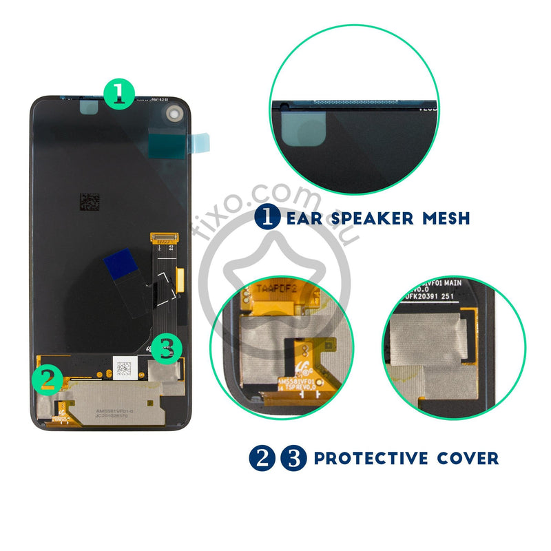 Google Pixel 4a Replacement LCD / OLED Screen (Service Pack)