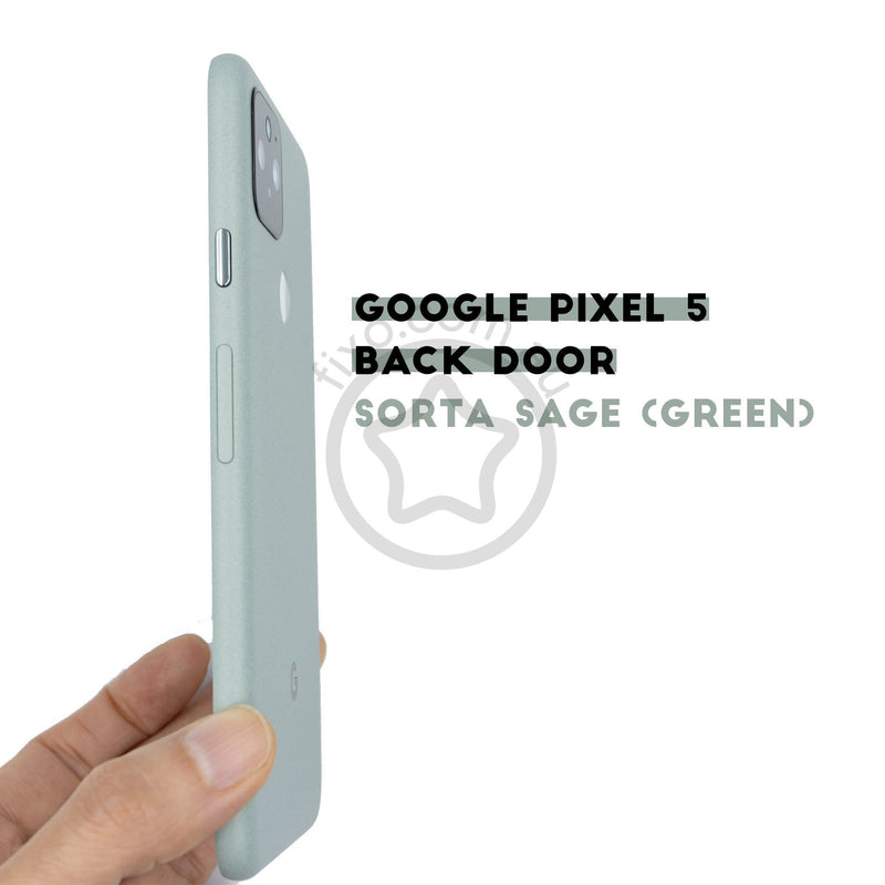 Google Pixel 5 Replacement Rear Glass Panel in Green