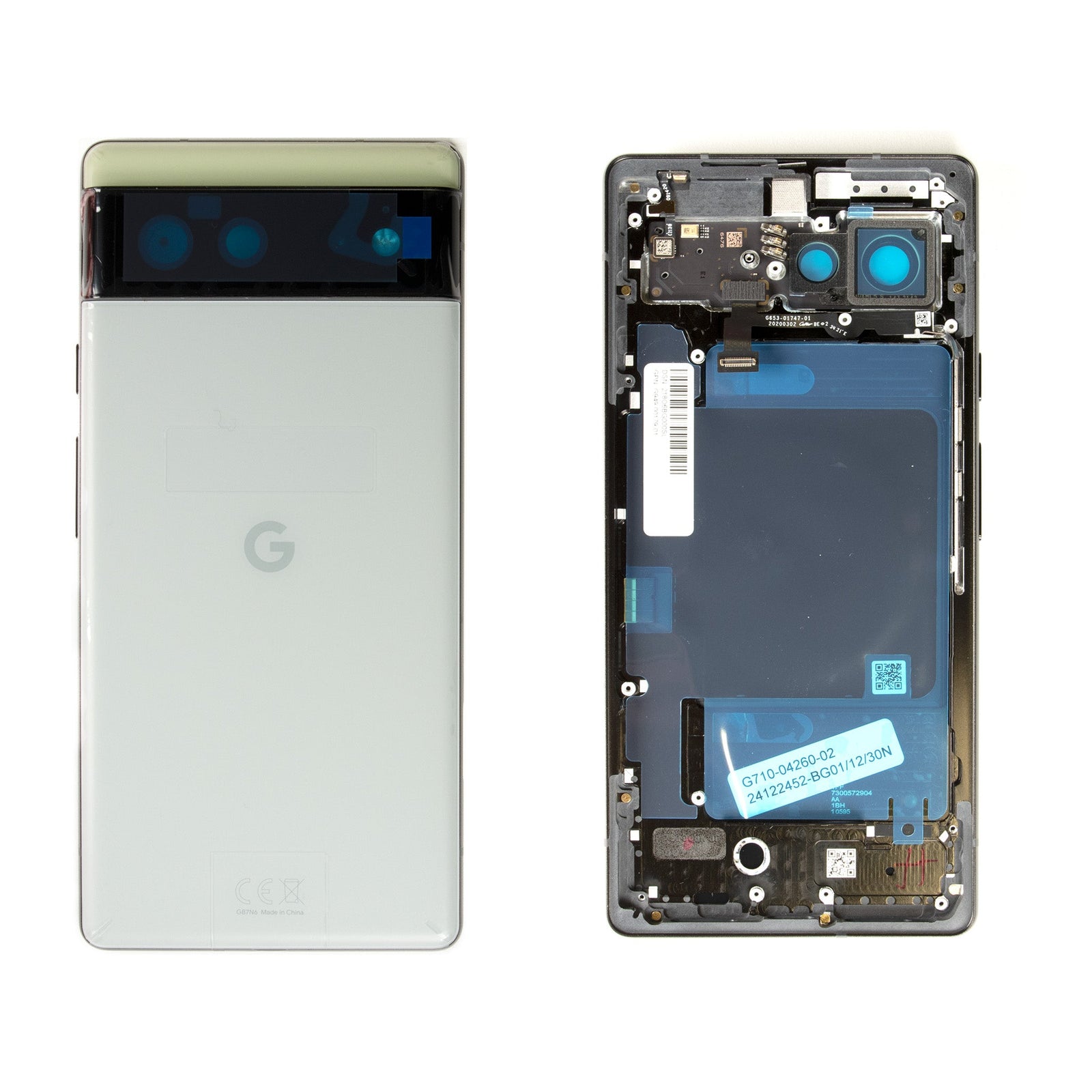 Google Pixel 6 Replacement Mid-Frame & Rear Housing - Fixo Australia