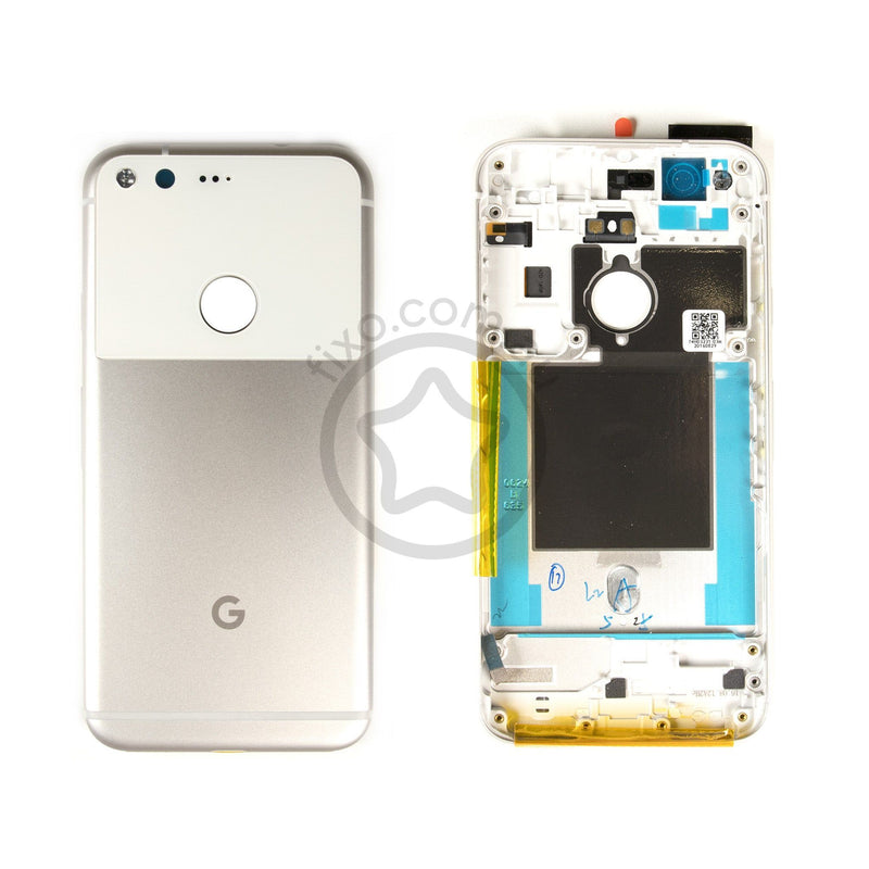 Google Pixel Replacement Rear Case Metal Housing Very Silver