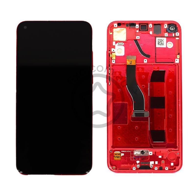 Huawei Honor V20 Replacement LCD Touch Screen Frame in Red