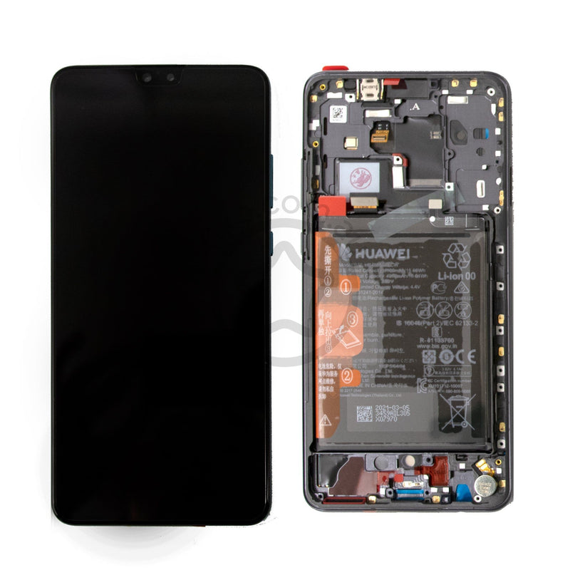 Huawei Mate 30 Replacement LCD Screen with Frame in Black