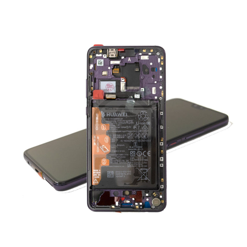 Huawei Mate 30 Replacement LCD Screen with Frame in Cosmic Purple