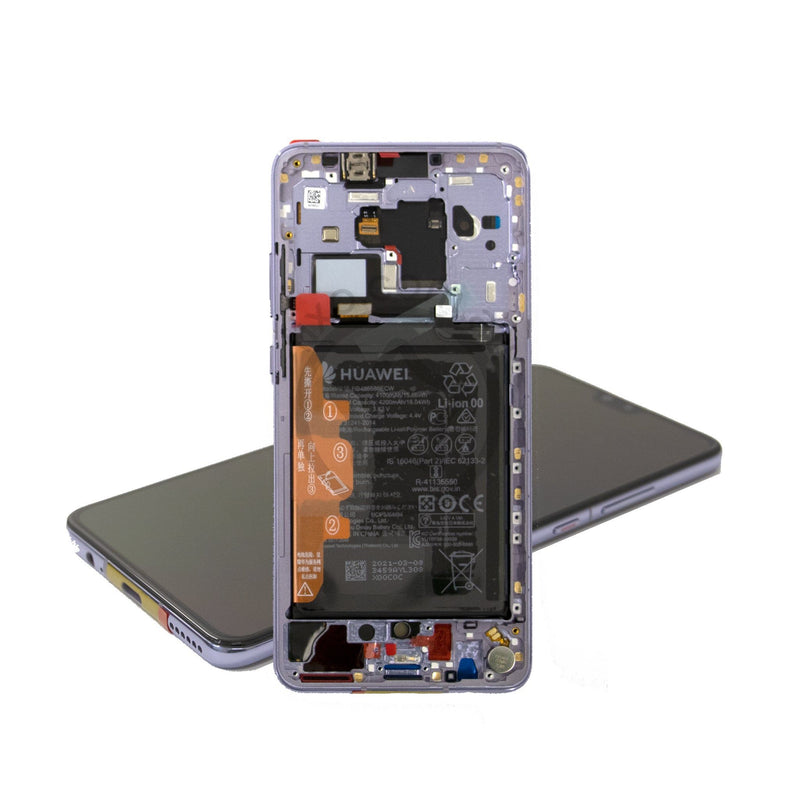 Huawei Mate 30 Replacement LCD Screen with Frame in Space Silver