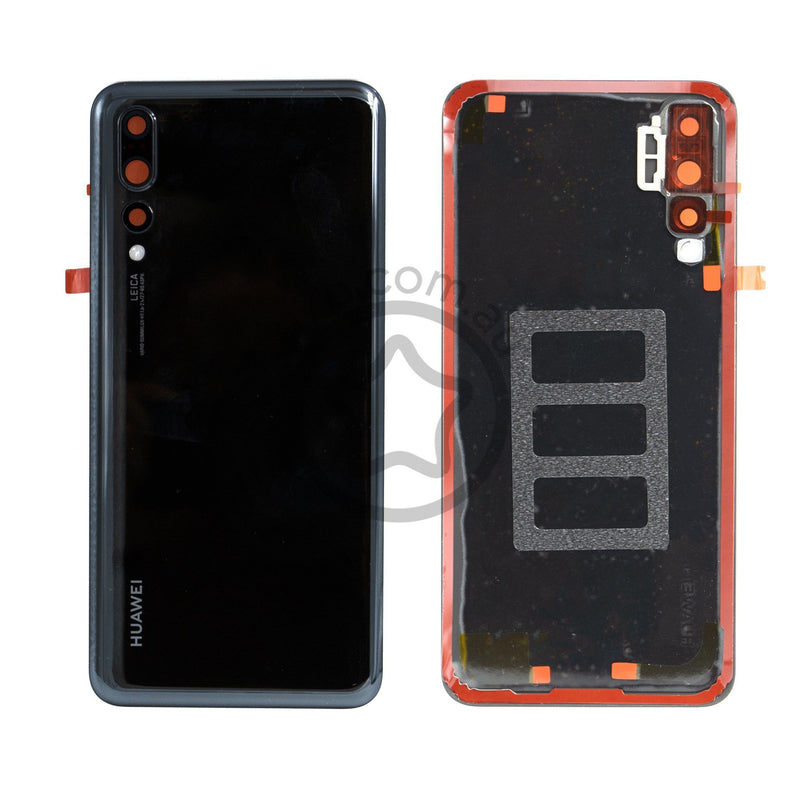 Huawei P20 Pro Replacement Rear Glass Panel in Black