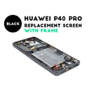 Huawei P40 Pro Replacement LCD Touch Screen Black