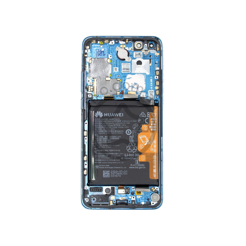 Huawei P40 Pro Replacement LCD Screen with Frame in Blue