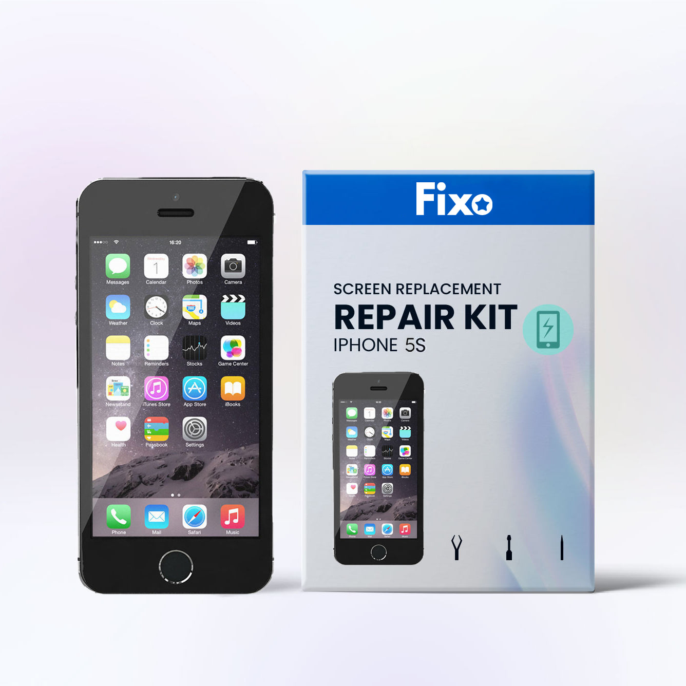 iPhone 5S DIY LCD Glass Screen Repair Kit Fixo Australia