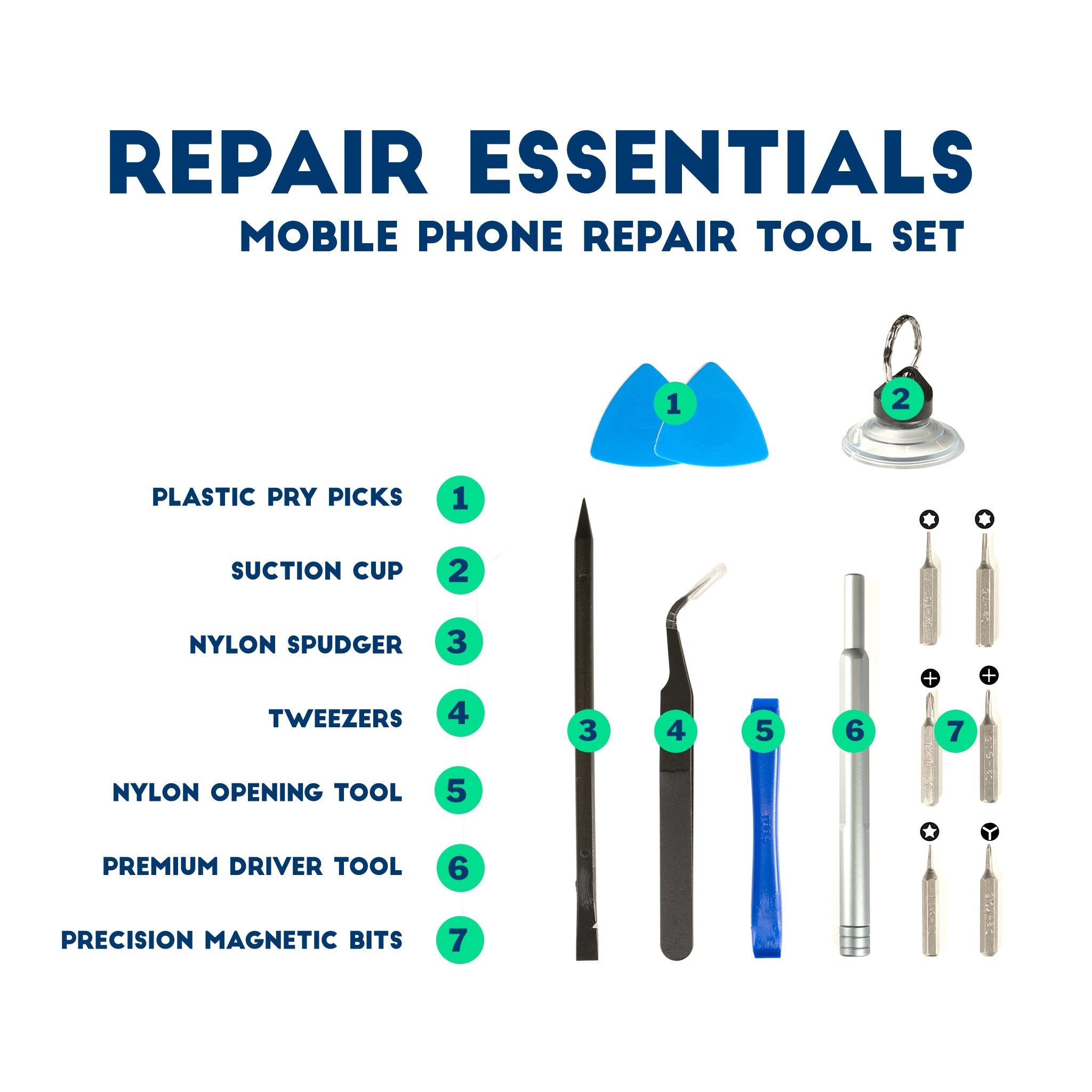 Repair Essentials Mobile Phone Repair Tool Set Fixo Australia