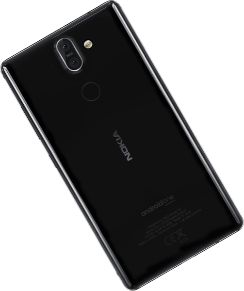 Nokia 8 Sirocco Replacement Rear Glass Panel / Back Cover with Adhesive