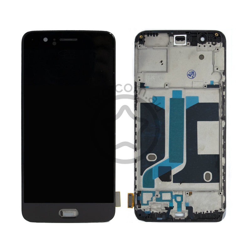 OnePlus 5 Replacement LCD Screen with Frame Black