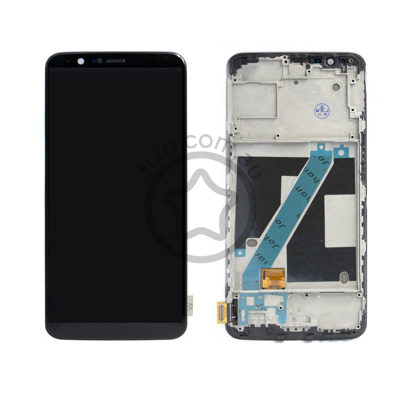 OnePlus 5T Replacement LCD Screen with Frame