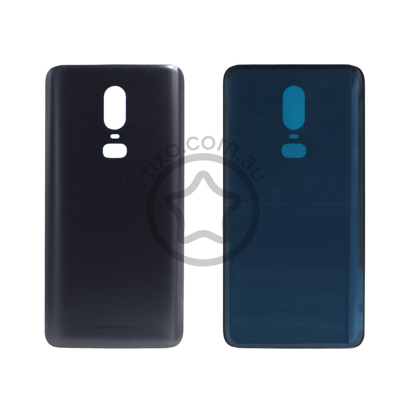 OnePlus 6 Replacement Rear Glass Panel Midnight Black