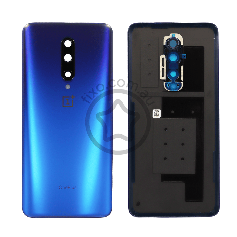 OnePlus 7 Pro Replacement Rear Glass Panel / Back Cover Blue