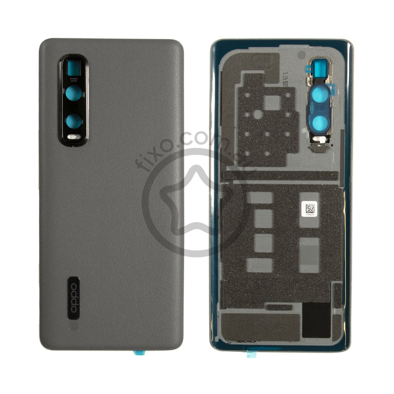 Oppo Find X2 Pro Rear Cover in Vegan Leather Gray