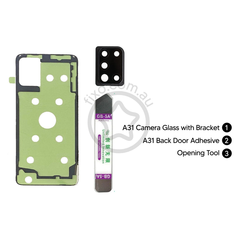 Samsung Galaxy A31 DIY Rear Camera Glass Repair Kit