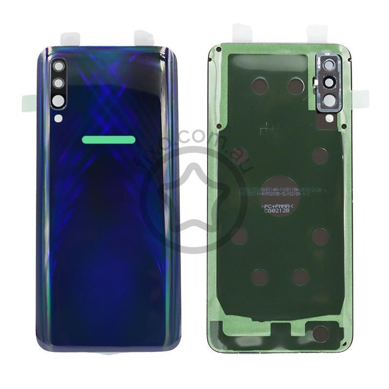 Samsung Galaxy A50 Replacement Rear Glass Panel / Back Cover in Blue