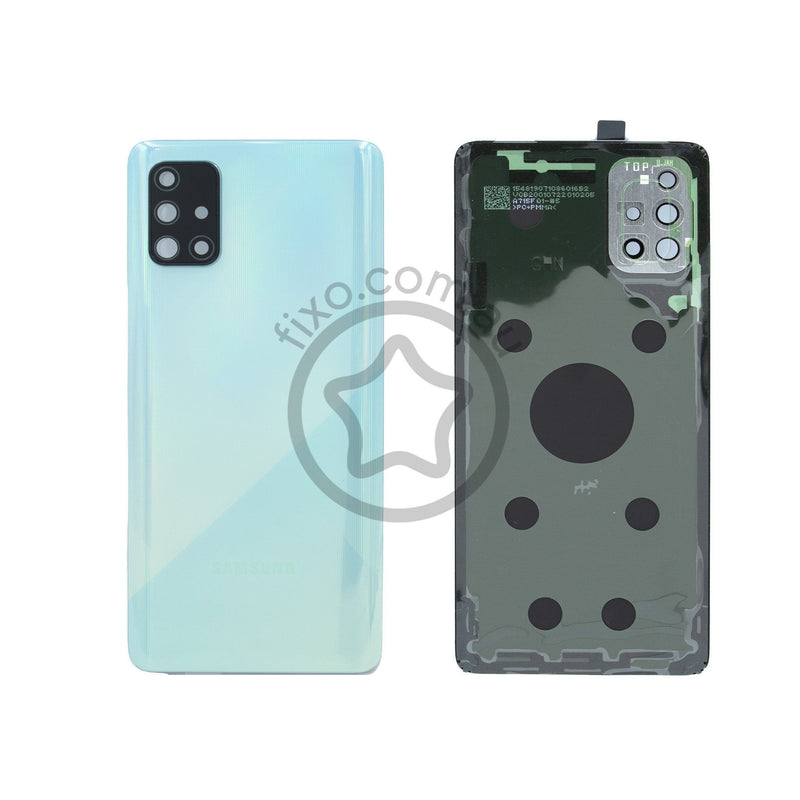 Samsung Galaxy A71 Replacement Back Cover Prism Crush Blue
