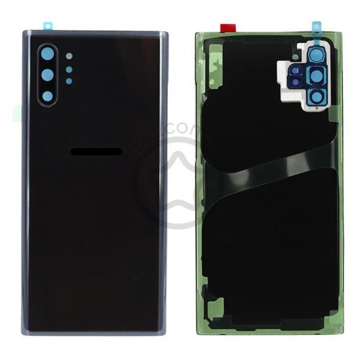 Samsung Galaxy Note 10 Plus Replacement Rear Glass Panel / Back Cover in Aura Black