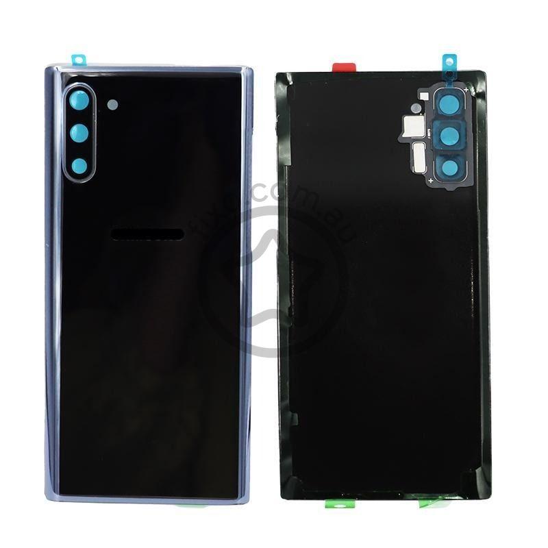 Samsung Galaxy Note 10 Replacement Rear Glass Panel in Aura Black