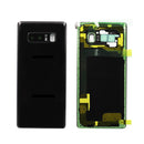 Samsung Galaxy Note 8 Rear Glass Panel with Adhesive in Midnight Black