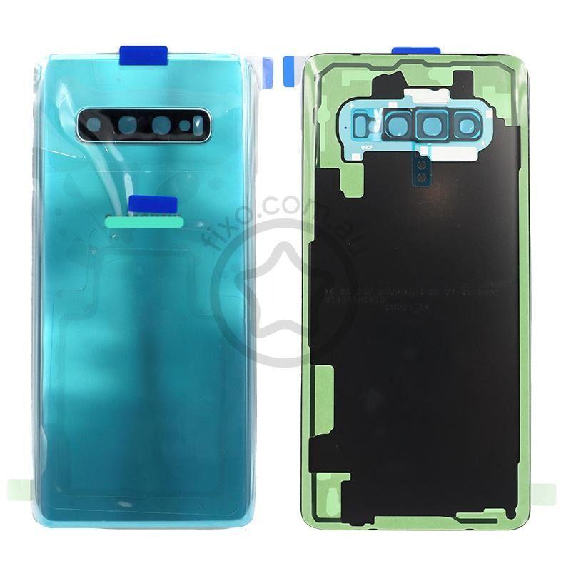 Samsung Galaxy S10 Plus Replacement Rear Glass Panel / Back Cover in Prism Green