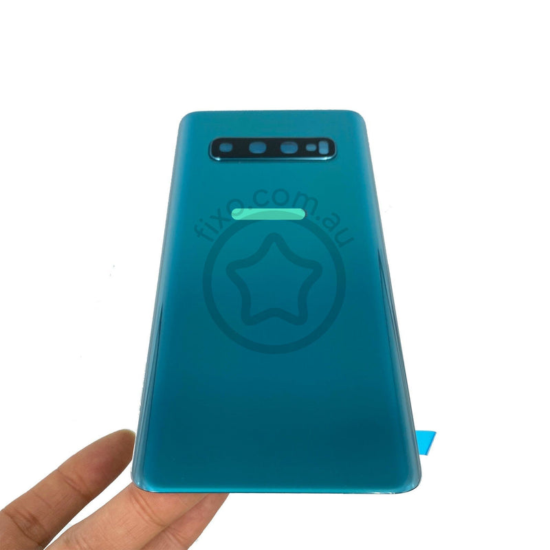 Samsung Galaxy S10 Plus Replacement Rear Glass Panel in Prism Green