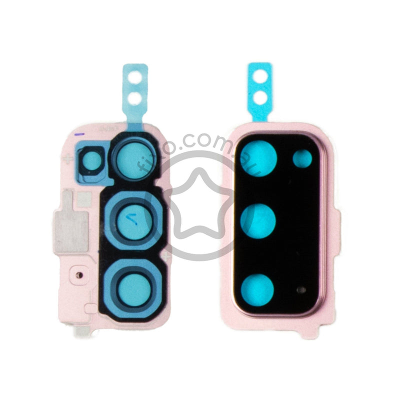 Samsung Galaxy S20 Replacement Camera Glass Lens & Bracket in Pink