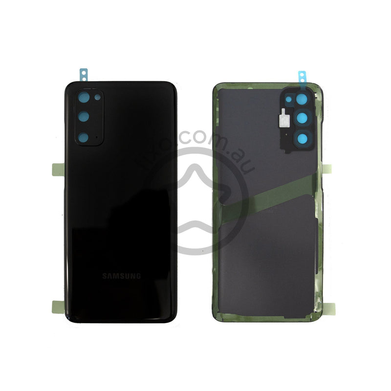 Samsung Galaxy S20 Replacement Rear Glass Panel in Cosmic Black