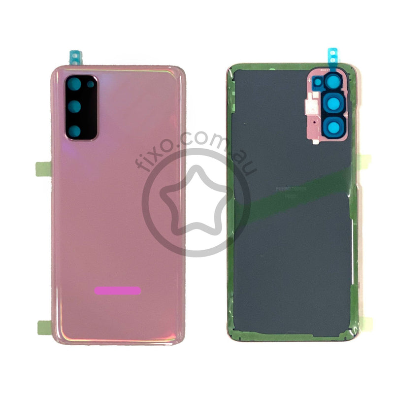 Samsung Galaxy S20 Replacement Rear Glass Panel in Cloud Pink