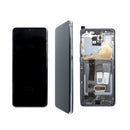 Replacement Samsung Galaxy S20 Ultra Pulled Grade LCD Screen with Frame Cosmic Grey