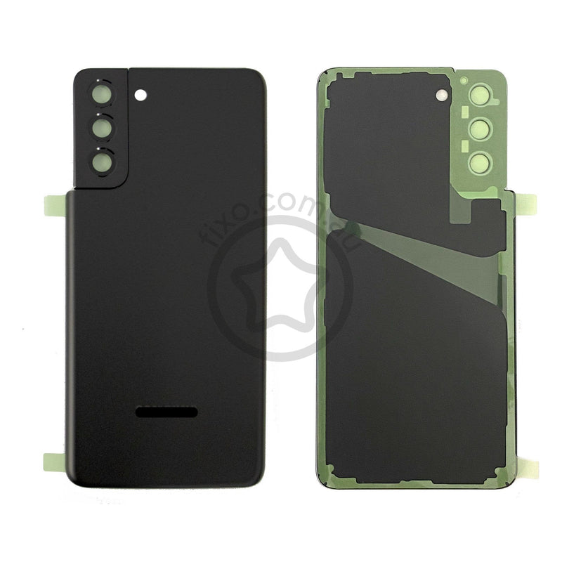 Replacement for Samsung Galaxy S21 Plus 5G Rear Glass Panel with Adhesive in Phantom Black