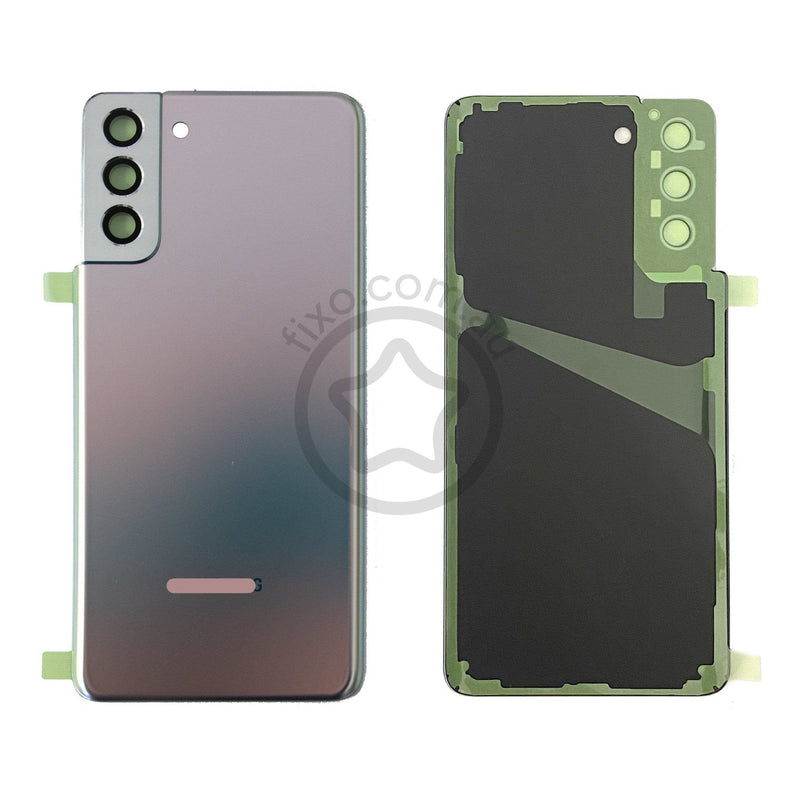 Replacement for Samsung Galaxy S21 Plus 5G Rear Glass Panel with Adhesive in Phantom Silver