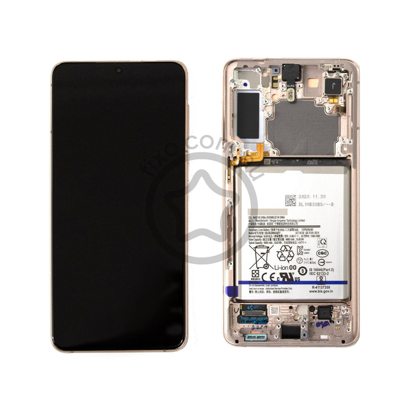 Samsung Galaxy S21 Plus Replacement LCD Screen with Battery - Service Pack in Phantom Violet