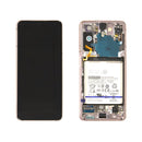 Replacement Samsung Galaxy S21 5G Service Pack LCD Screen with Frame in Phantom Pink