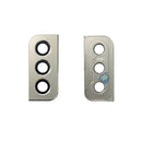 Samsung Galaxy S21 Camera Lens Glass with Metal Bracket in Phantom White