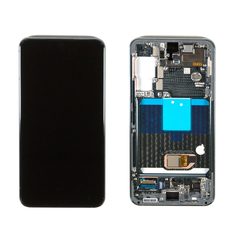 Samsung Galaxy S22 Replacement LCD Screen with Frame SM-G901 Green