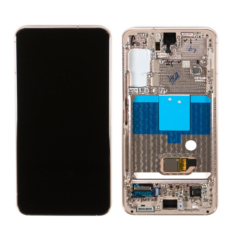 Samsung Galaxy S22 Replacement LCD Screen with Frame SM-G901 Pink Gold