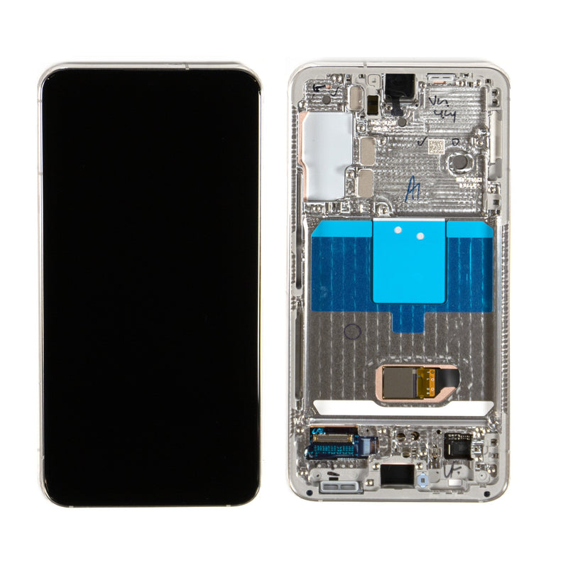 Samsung Galaxy S22 Replacement LCD Screen with Frame SM-G901 White