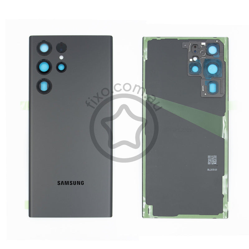 Samsung Galaxy S22 Ultra Replacement Rear Glass Panel Phantom Black