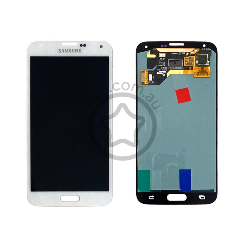 Samsung Galaxy S5 Service Pack LCD Screen in White