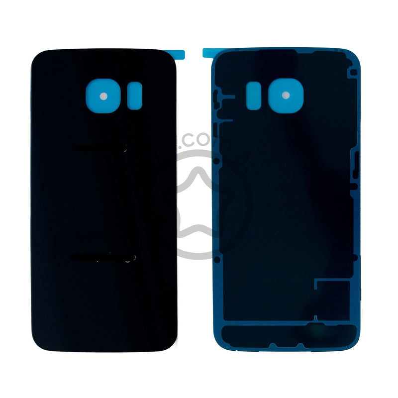 Replacement for Samsung Galaxy S6 Edge Rear Glass Panel with Adhesive in Black