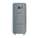 Samsung Galaxy S7 Edge Replacement Rear Glass Panel in Silver
