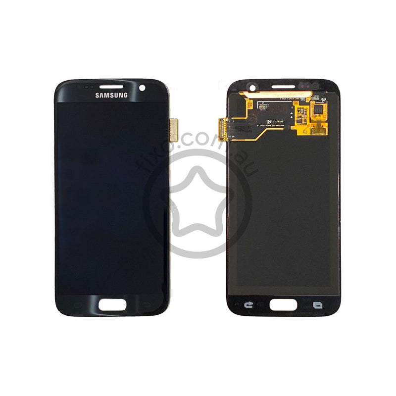 Samsung Galaxy S7 Replacement LCD Screen in Black OEM Service Pack