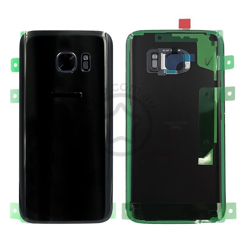 Samsung Galaxy S7 Replacement Rear Glass Panel / Back Cover in Black