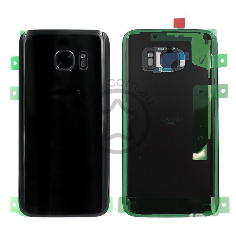 Samsung Galaxy S7 Replacement Rear Glass Panel / Back Cover in Black