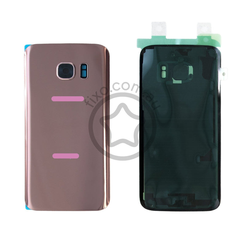 Samsung Galaxy S7 Replacement Rear Glass Panel in Rose Gold