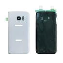 Replacement for Samsung Galaxy S7 Rear Glass Panel with Adhesive in White