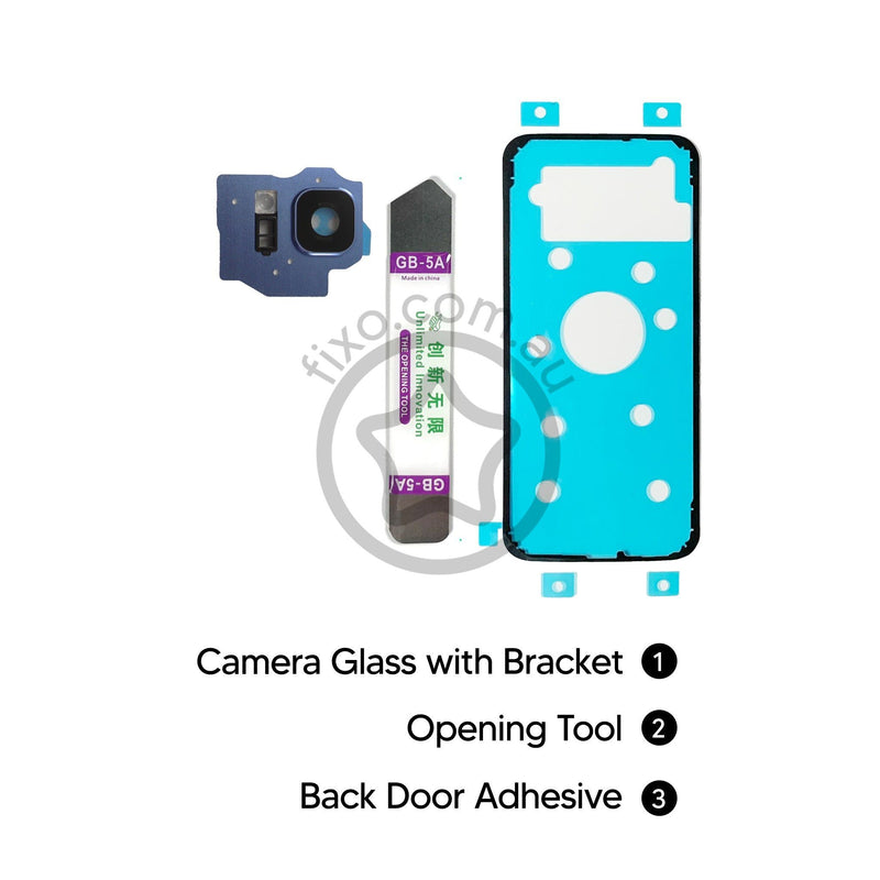 Samsung Galaxy S8 Plus DIY Rear Camera with Cover Replacement Kit - Coral Blue