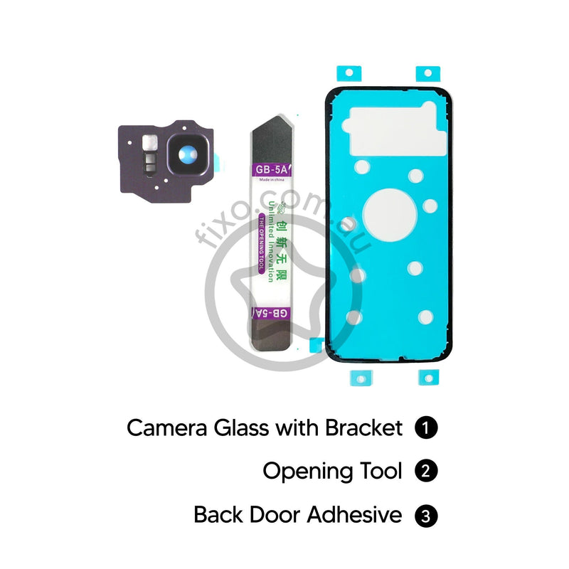 Samsung Galaxy S8 Plus DIY Rear Camera with Cover Replacement Kit - Orchid Grey